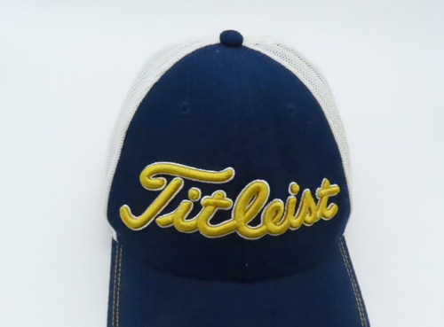 Titleist Stretchfit Mesh Vent Blue White Golf Hat Cap Size Large/XLarge - Picture 4 of 15