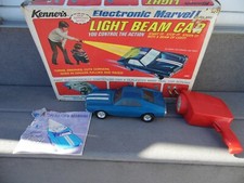 KENNER,S  ELECTRIC CAR BLUE AMX  LIGHT BEAM ELECTRONIC MARVELL like AURORA