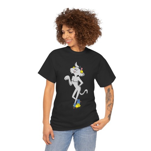 Vintage Wordsworth Cat T-Shirt, Heathcliff Cartoon Shirt, Roller Skate Cat Tee - Picture 8 of 118