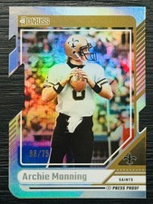 /75 | 2024 Panini Donruss #195 Archie Manning Press Proof Silver Die-Cut TEJ