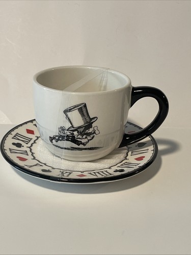 Mad Hatter Teetasse und Untertasse Set Neu  - Bild 1 von 5