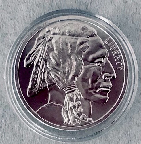 Liberty Indian Head Walking Buffalo 1oz .999 Brilliant Uncirculated Encapsulated