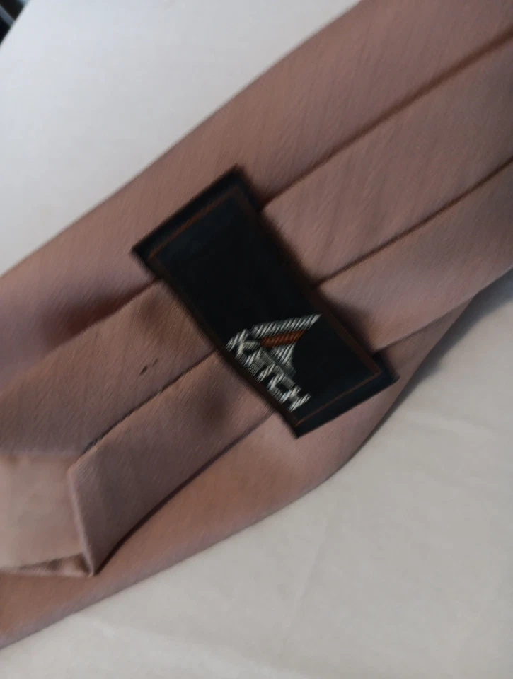 Lote 4 Corbatas Clip On Vintage Diseñador Clásico Velducci David Taylor Ketch George Foto 3 de 4