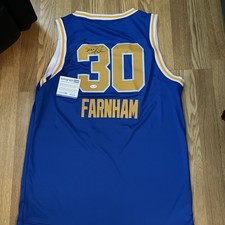 UCLA BRUINS- SEAN FARNHAM SIGNED AUTOGRAPH JERSEY ACOA COA BASKETBALL 🏀 ESPN