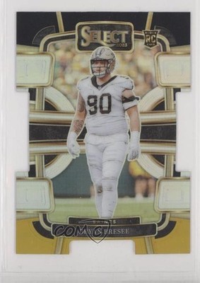 2023 Select Concourse Black & Gold Prizm Die-Cut Bryan Bresee #72 Rookie RC 0y59
