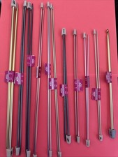 Lot Of 11 Pairs Of Susan Bates Aluminum Knitting Needles Set New / Read For Size