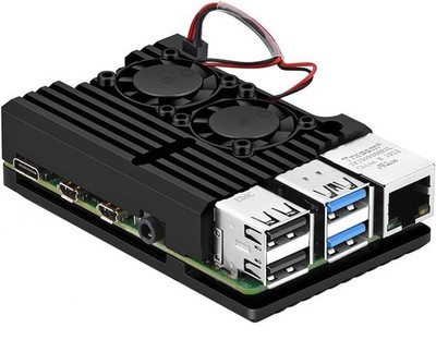 Raspberry Pi 4 Model B 8GB RAM & Sandisk Ultra 32GB Micro SD Card & AluminumCase