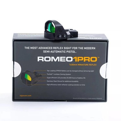 SIG SAUER Romeo1Pro SOR1P100 1x30mm Red Dot Sight for sale online