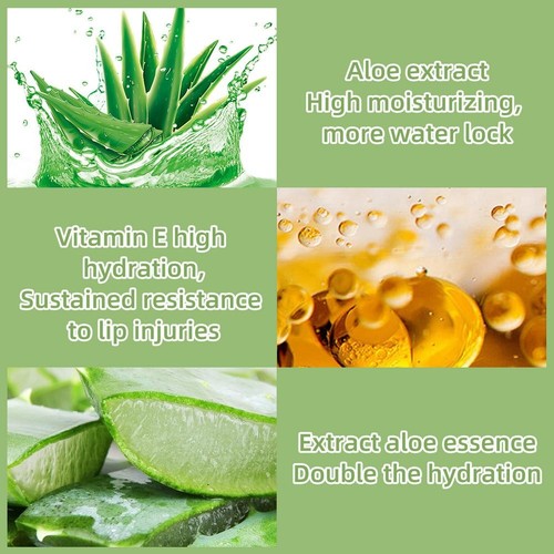 Aloe Vera Lip Oil Moisturizing Colour Changing Lip Plumping Lip R2T4 - Picture 7 of 12