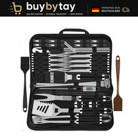 Bbq Grillbesteck Set 38 Teile Edelstahl GrillzubehöR FüR MäNner Garten Camping