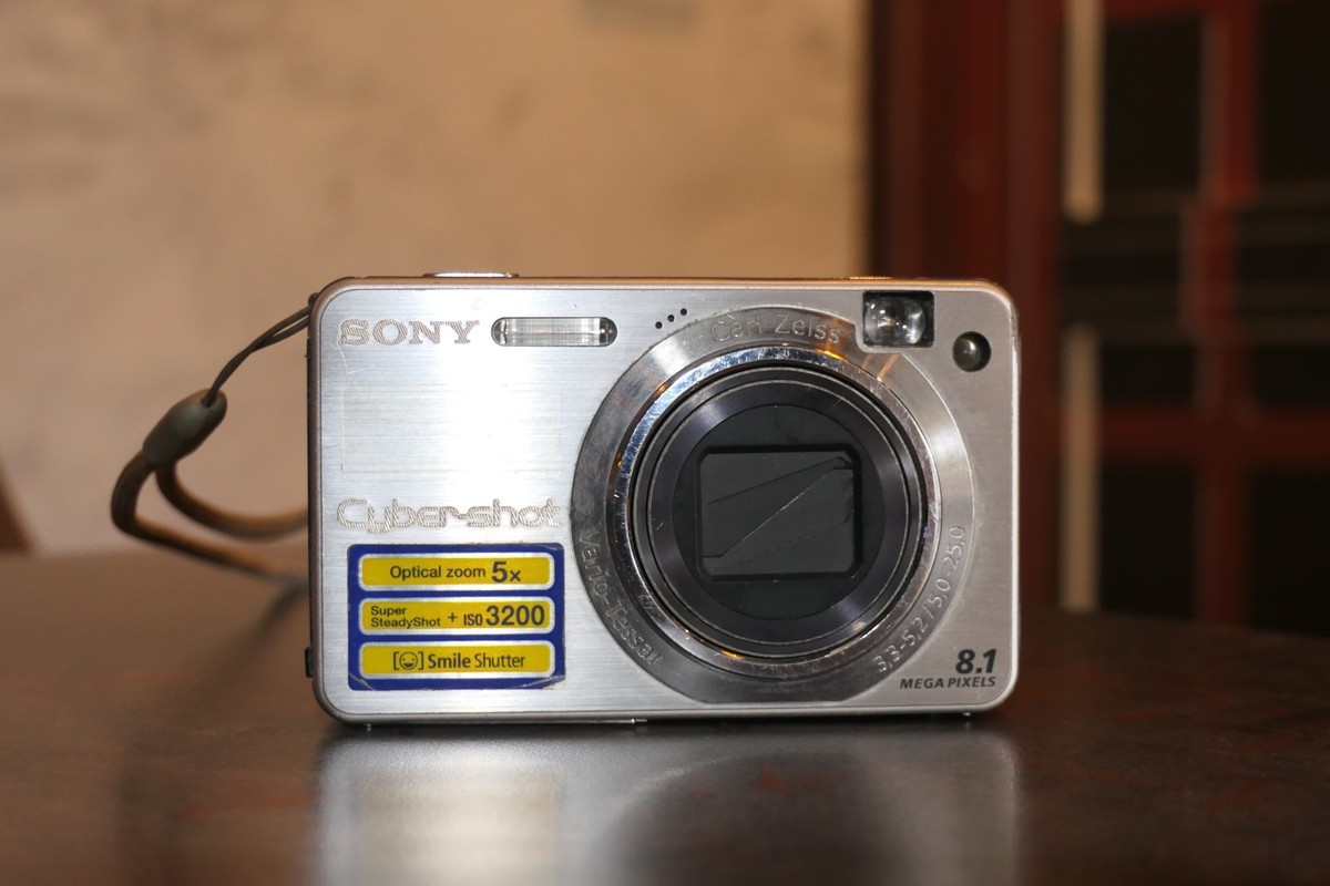 Sony Cyber-shot DSC-W150 8.1MP Digital Camera - Silver for