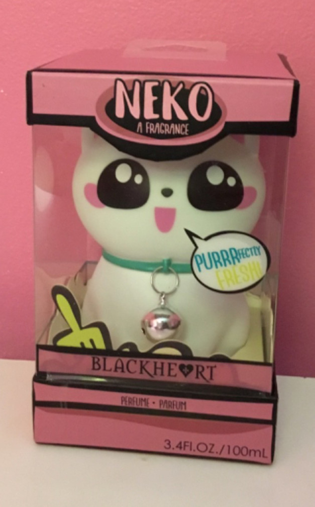 NEW Hot Topic BLACKHEART BEAUTY HTF CAT NEKO FRAGRANCE 3.4 FL.OZ. RARE