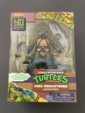 New Playmates Toys 40 Years of TMNT 1988 Remastered Leonardo Item  81041 RARE