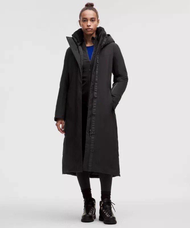 Lululemon Snow Warrior 600 Down Fill Long Parka - UK 14 - RRP £498 - Brand New