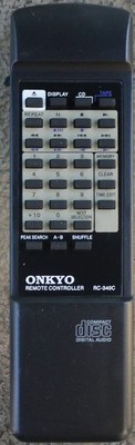 RC-340C Replace Remote Control for Onkyo Compact Disc CD Player DX7211 DX-7211