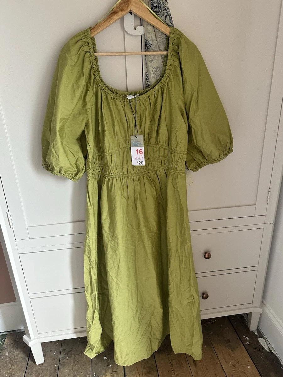 green emerald velvet dress PRIMARK. Fringed midi shirt dress. XS – Hibuy market main image 1