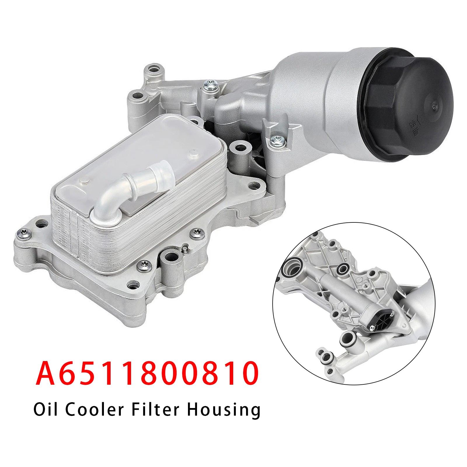 Engines Oil Cooler Filter Housing + Cooler For Mercedes Sprinter Vito OM651