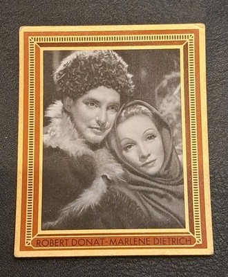 Robert Donat + Marlene Dietrich - Nr. 284 - Bunte Filmbilder - ZUBAN Zig. (1)