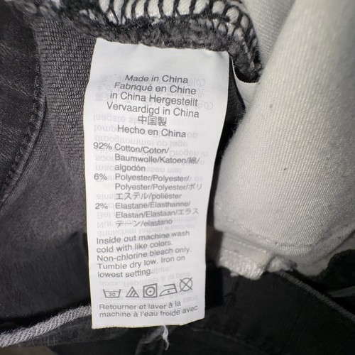 Madewell Jeans Donna 28 Nero Cali Demi-Boot Bottone Fly Cowgirl Rocker Elasticizzato - Foto 8 di 14
