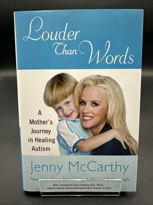  Louder Than Words  by Jenny McCarthy 2007 First Edition Hardcover