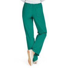 Medline AngelStat Scrub Pants with Angelica Color Coding - Emerald Style 600 