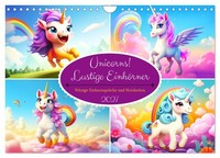 Calendar 2027 · US Version · Unicorns! Funny Unicorns. Funny Unicorn Sayings And