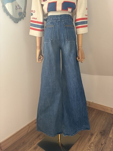 Jeans vintage acampanados Bellbottom años 70 - Imagen 2 de 3