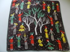 Tammis Keefe Signed Tree of Life Handkerchief, excellent