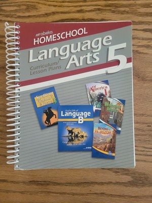 Abeka Grade 5 Language Arts Homeschool Curriculum Printed 2017