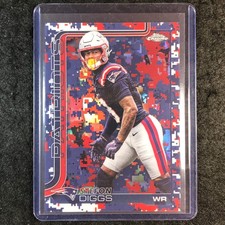 2025 Topps Chrome Football STEFON DIGGS Team Camo SSP #205
