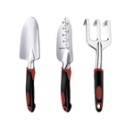 Garden Tool Set, 3 Piece Gardening Tools Includes Garden Trowel, Transplant T...