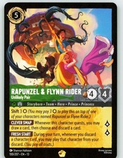 Rapunzel  Flynn Rider - Unlikely Pair 100/204 Attack of the Vine Lorcana NM