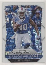 2015 Prizm Rookies Panini Rewards White Sparkle Karlos Williams #255 k5j