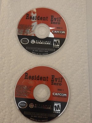 Nintendo Gamecube Resident Evil Zero  - Both  Disc Only  Tested and Working 