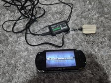 PSP Console Black + Charger and Memory Card WORKING PAL