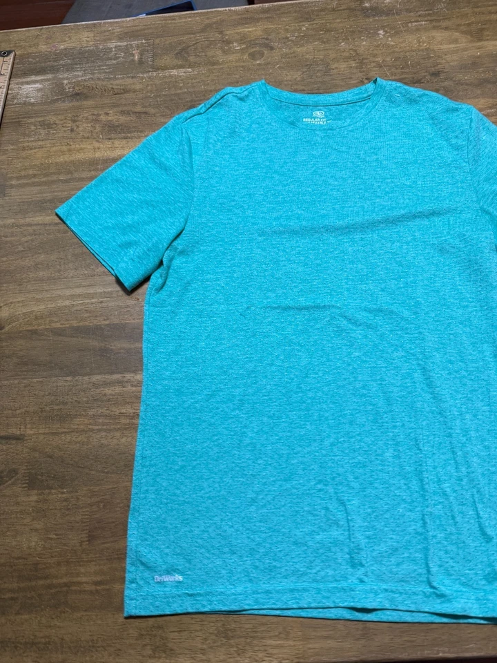 Athletic Works Shirt, Men's Size Small, Green Regular Fit Athletic Wear Shirt - Image 3 of 4