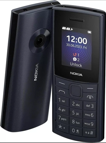 Nokia 110 4G (2023) Mobile Phone SIM-Free Unlocked Dual SIM Midnight Blue