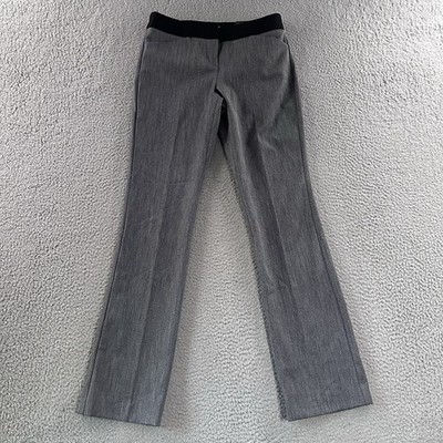 Express Womens Pants Gray Black Size 00S Editor Barely Boot Polyester Blend