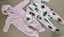 Baby Girls Ted baker Babygrow 0-3 Months Designer Sleepsuit
