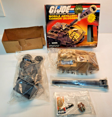Gi Joe 1997 15th Anniversary Slugger Mobile Cannon. Open Box No Figure