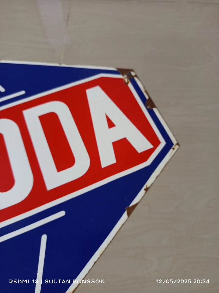 Vintage Design TOYODA/TOYOTA old Dealer advertising Workshop Sign no Porcelain - Image 2 of 4