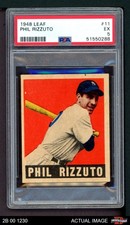 1948 Leaf #11 Phil Rizzuto Yankees RC HOF PSA 5 - EX