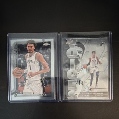 2025 Topps Chrome Victor Wembanyama Rookie Spurs 2024-25 Lot 2 #221 VS-1