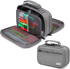 Pencil Case, Large Pencil Pouch with Compartments for Middle School,Work,Office