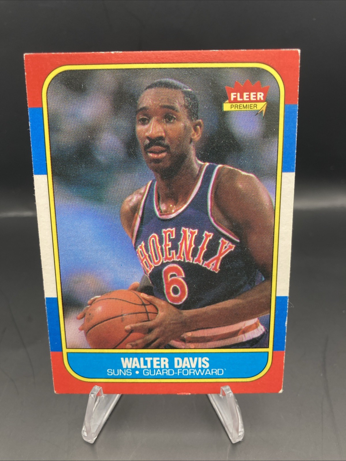 1986-87 Fleer Basketball #23 Walter Davis Phoenix Suns