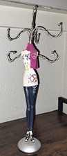 Mannequin Jewelry Stand Necklace Bracelet Earring Display Holder
