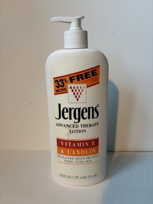 Vintage Jergens Advanced Therapt Lotion Vitamin E 20oz 1991 90 s Prop NOS New