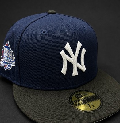 New York Yankees New Era 7 1/2 59FIFTY Hat Club 1999 WS Fitted RGray UV DS
