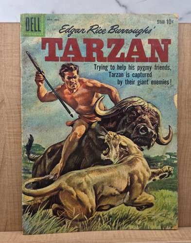 Dell Comics Edgar Rice Burroughs Tarzan Lot (6) Golden Age Comics Russ Manning - Bild 13 von 16