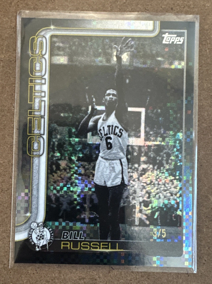 Topps Bill Russell Basketball Serial Numbered Sports Trading Cards